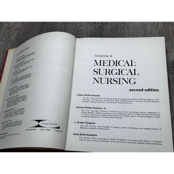Textbook of Medical-surgical Nursing by Lillian Sholtis Brunner Hardcover 1970 - Picture 4 of 10
